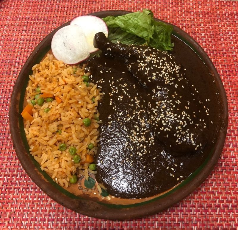 Mexico City Private Tour - Mole Poblano with Rice.