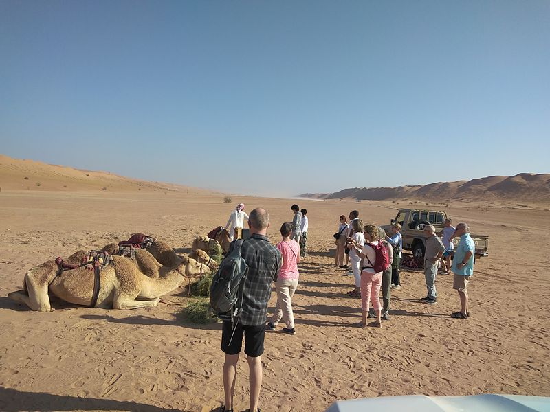 Muscat Private Tour - Riding on camels