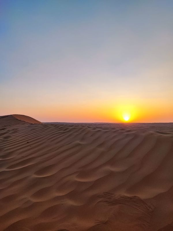 Muscat Private Tour - Sunset in the Beni Wahiba Desert