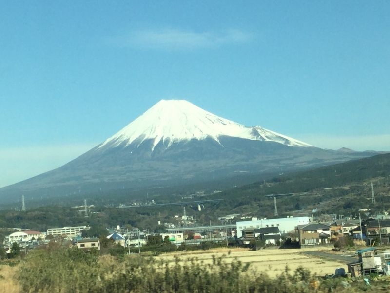 Tokyo Private Tour - 0. Mt. Fuji from the Shinkansen