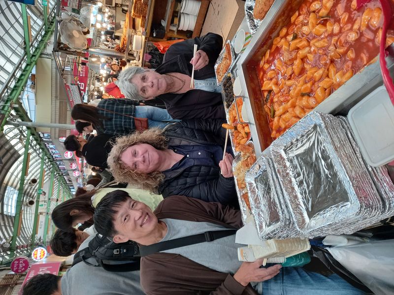 Seoul Private Tour - Gwangjang market food stand