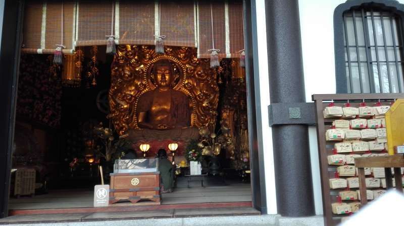 Kanagawa Private Tour - Le temple Hase-dera a été construit pour déifier plusiieurs divinités. Amida affectueux, bodhisattva ( déesse qui sauve le monde). Elle est installée avec un grand soin dans son sanctuaire.