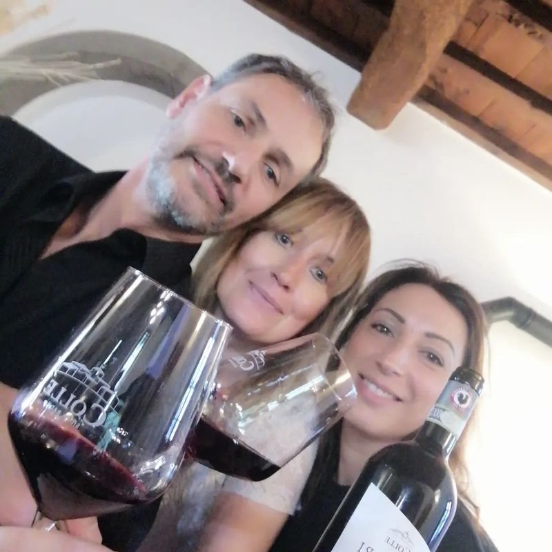 Florence Private Tour - Wine expert Michele Nasoni, me and Silvia Badii the winery's owner and wine producer