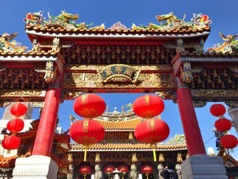 Yokohama Private Tour - Kantei-byo enshrining Guan Yu - a hero of Chinese Three Kingdoms, in Yokohama Chinatown