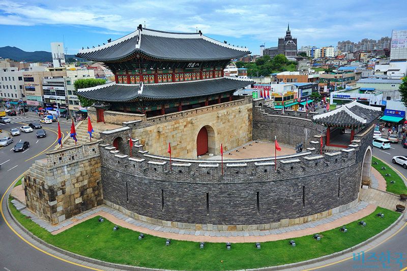 Seoul Private Tour - Hwaseong fortress #4 by Gyeongin news. landscape in summer.