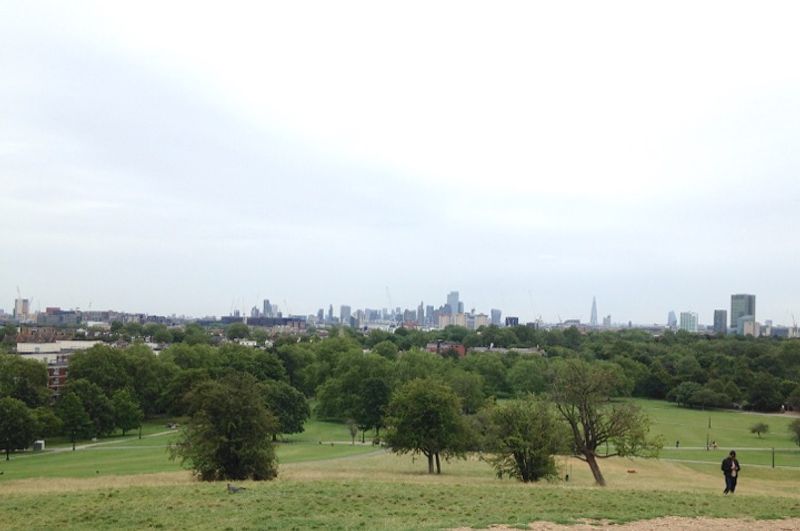 London Private Tour - View from the top of Primrose Hill
