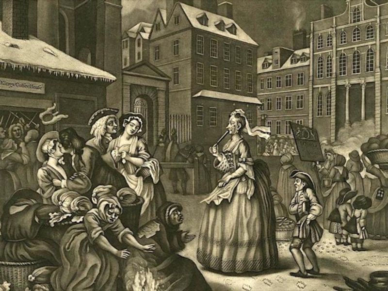 London Private Tour - Scene in Covent Garden, after Hogarth