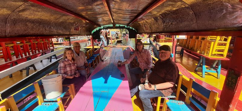 Mexico City Private Tour - Marshall and his friends on the Boat