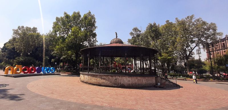 Mexico City Private Tour - The Kiosko in the main garden of Coyoacan