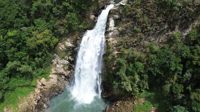 Medellin Private Tour - Salto del Buey is a 80 meter high waterfall in the Colombian Andes