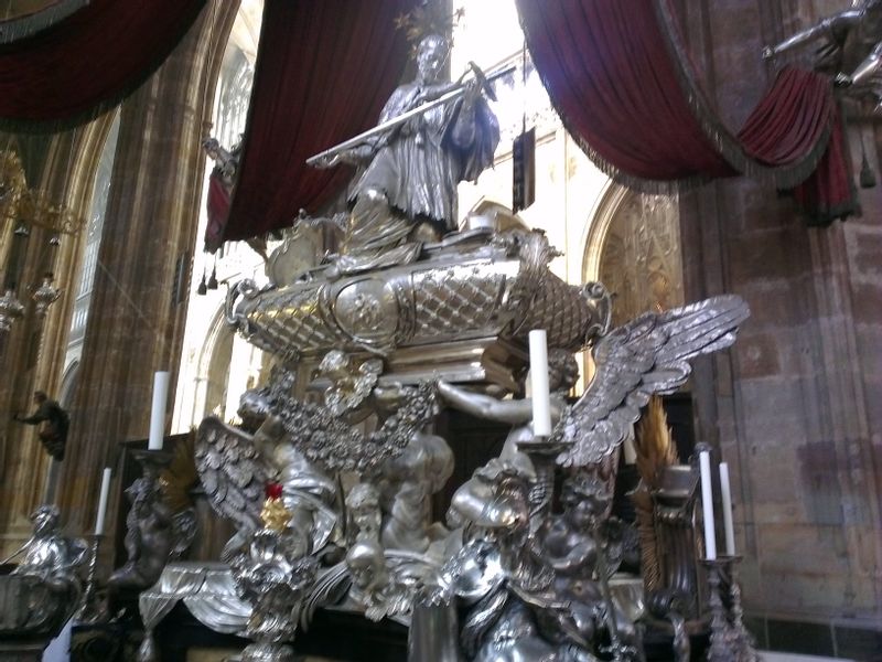 Prague Private Tour - Silver thumb of St.John of Nepomuk