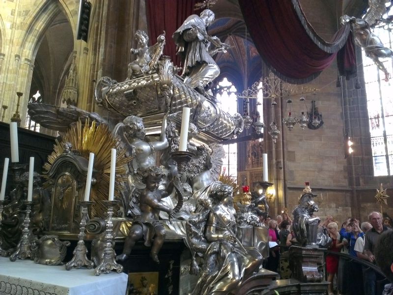 Prague Private Tour - Silver thumb of St.John of Nepomuk