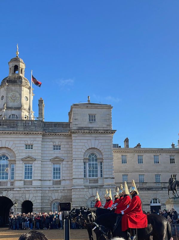 London Private Tour - Inspection at the Horse Guards parade. 