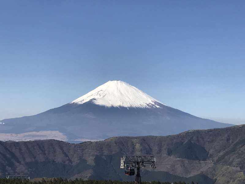 Hakone Private Tour - A breathtaking view of Mt. Fuji from Owakudani valley