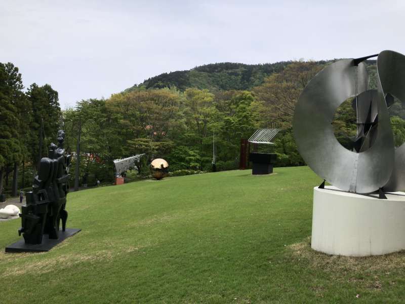 Hakone Private Tour - The Hakone Open-Air Museum, displaying more than 100 works against the picturesque scenery of the Hakone mountains.