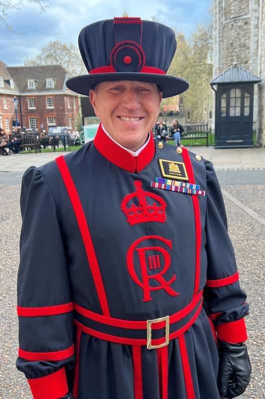 London Private Tour - Yeoman Warder (Beefeater) at the Tower of London.  