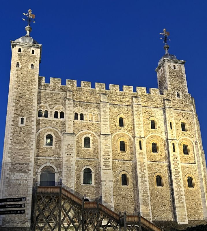 London Private Tour - The White Tower at the Tower of London.  This medieval complex is much bigger than you think it's going to be.  