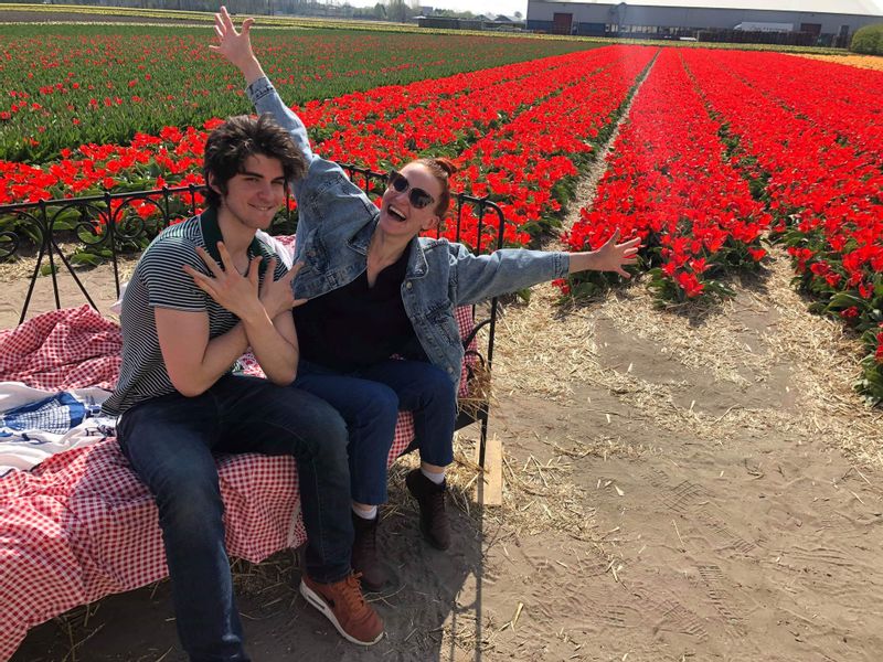 Amsterdam Private Tour - Radiant tulip fields in full bloom provide the perfect backdrop for joyous moments and vibrant memories!