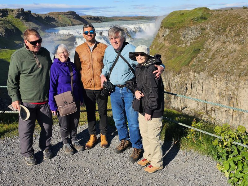 Reykjavik Private Tour - At Gulfoss Waterfall