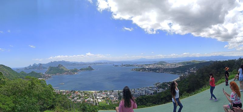 Rio de Janeiro Private Tour - Guanabara bay view from the top of the city park towards the bay