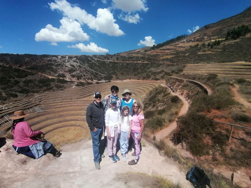 Cusco Private Tour - At Moray circular farming experimental site