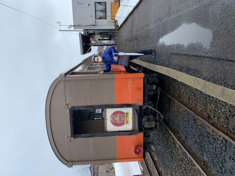 Aomori Private Tour - Getting on the unique stove train