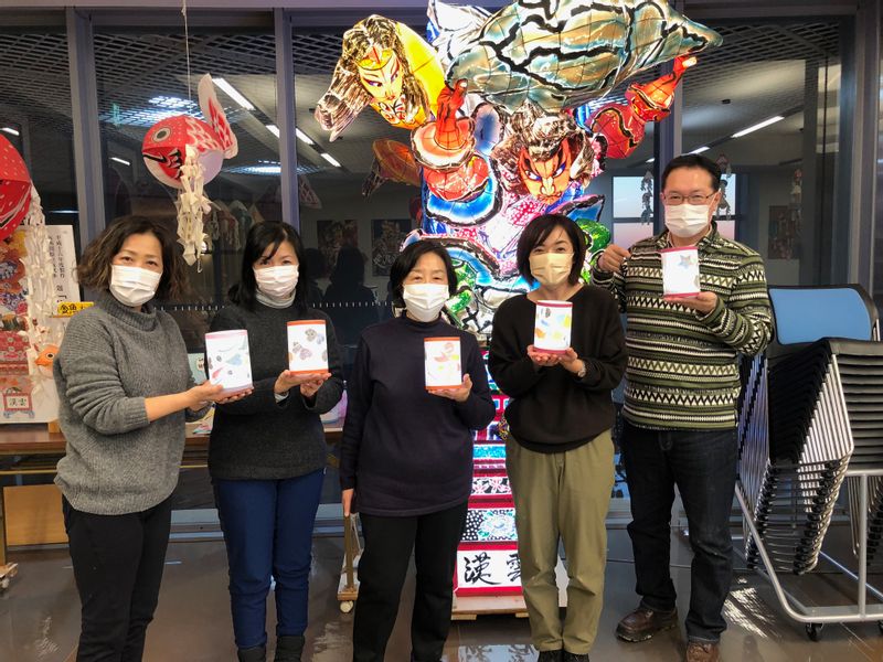 Aomori Private Tour - Completed lanterns made with recycled Neputa paper 