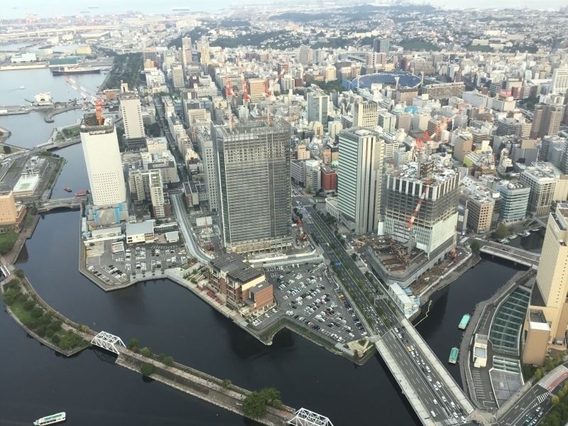 Yokohama Private Tour - View from Landmark Tower, where we can enjoy whole view of Yokohama.