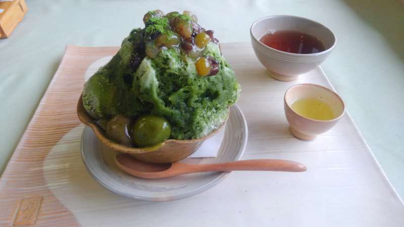 Kyoto Private Tour - Maccha (green tea) dessert 