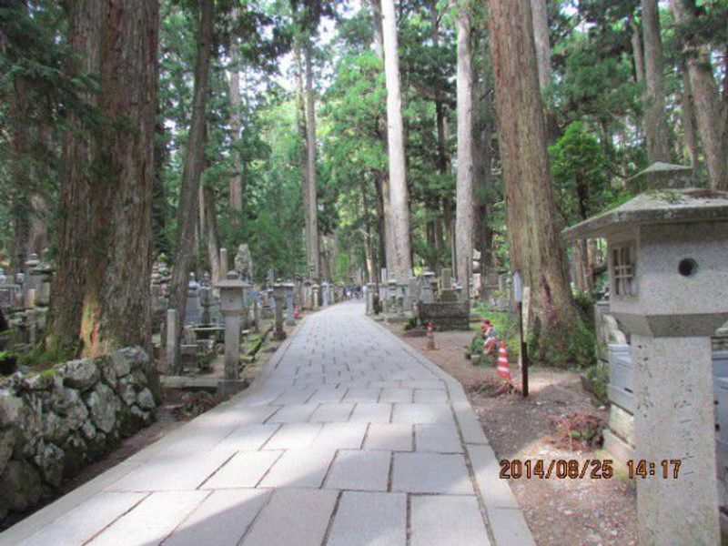 Osaka Private Tour - The approach to Okunoin