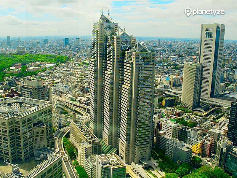 Tokyo Private Tour - Beautuful view from Tokyo Metropolitan Government Building Observation Deck.