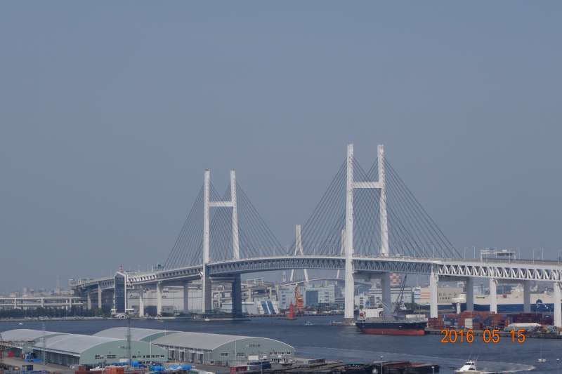 Kanagawa Private Tour - Yokohama Bay Bridge from Harbor view park