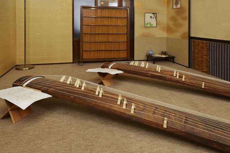 Kyoto Private Tour - Koto is a traditional Japanese music instrument.