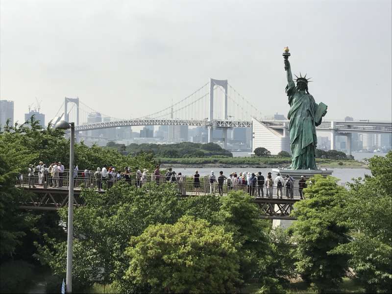 Tokyo Private Tour - Statue of Liberty and Rainbow Bridge in Odaiba 