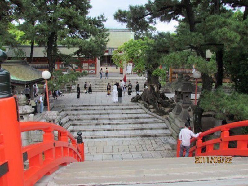 Osaka Private Tour - Drum Bridge at Sumiyoshi Grand Shrine