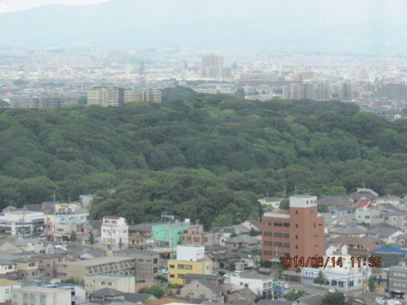 Osaka Private Tour - The mausoleum of Emperor Richu
( from the observation deck )