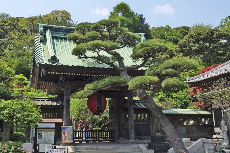 Tokyo Private Tour - Entrance gate of Hase Temple.  You won't miss it with its big red lantern.