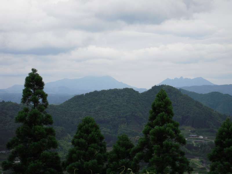 Fukuoka Private Tour - A view from Kunimigaoka observatory. You can also see Mt.Aso(Kumamoto)!