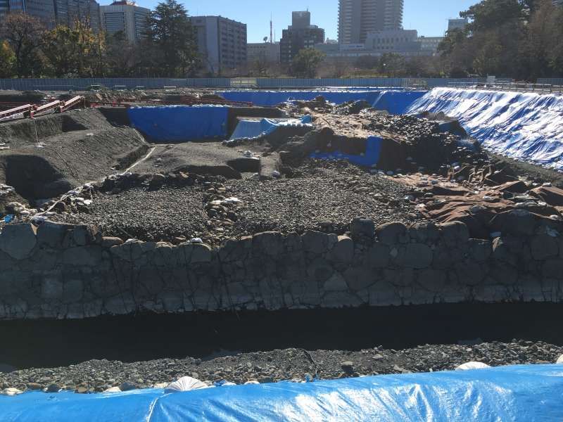 Shimizu Private Tour - Excavation area at Sumpu castle park