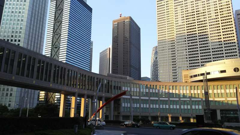 Tokyo Private Tour - Shinzhuku : A view from Tokyo city hall building.