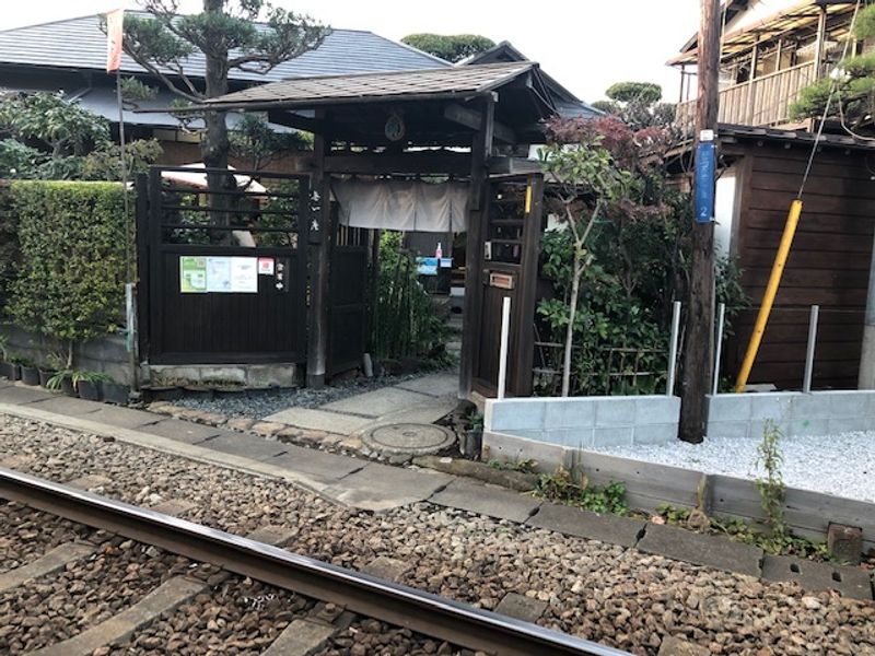 Kamakura Private Tour - Outside entrance of Mushin-an Japanese style of cafe