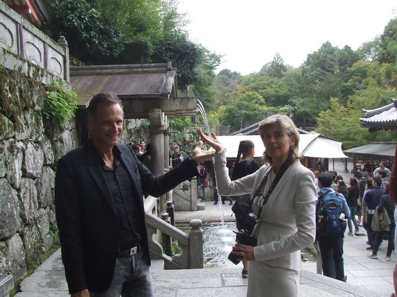 Kyoto Private Tour - Otowa-no-taki Fall, which has three kinds of flows and each flow of waterfall gives divine favor to study, long life and love, in the precinct of Kiyomizu-dera Temple, Kyoto