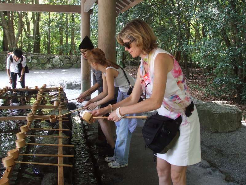 Mie Private Tour - Temizusha (ablution front), Ise-Jingu Grand shrine (Inner shrine), Ise, Mie