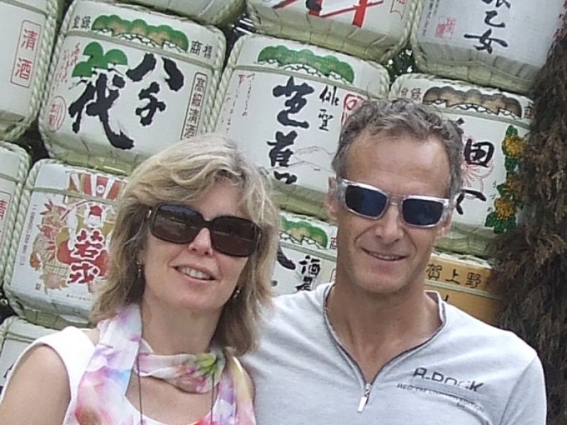 Mie Private Tour - Barrels of sacred sake offered to a God (Libations to a God) , Ise Jingu Grand Shrine , Ise , Mie