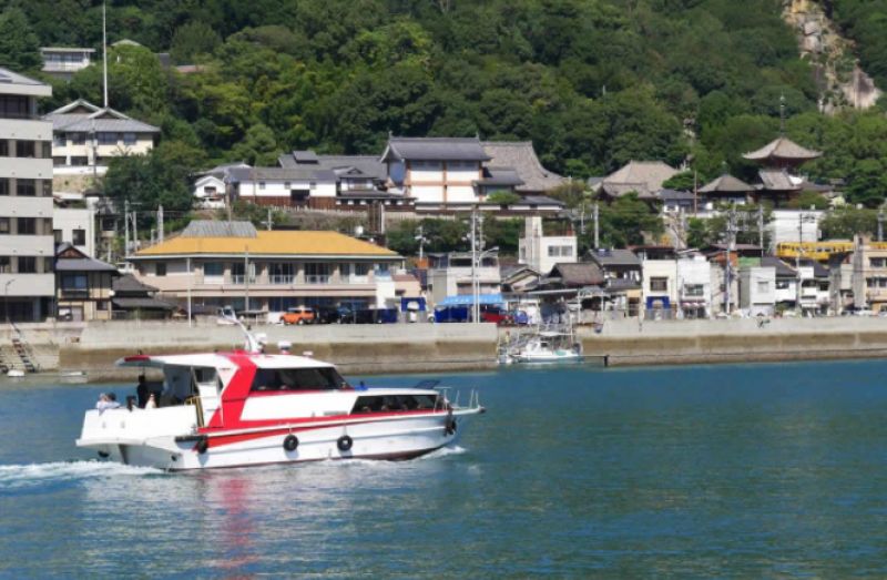 Okayama Private Tour -  If you want, you can enjoy cruising in the Seto Inland Sea from the port at the bottom of Washuzan Hill.
