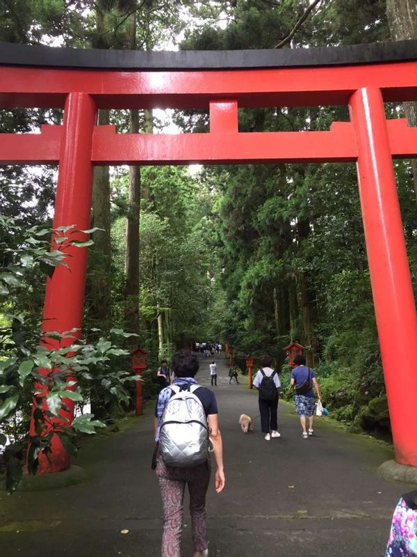 Hakone Private Tour - The entrance of Hakone shrine