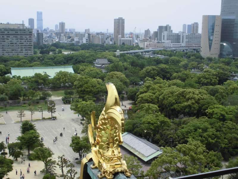 Osaka Private Tour - Osaka castle: View from the castle tower