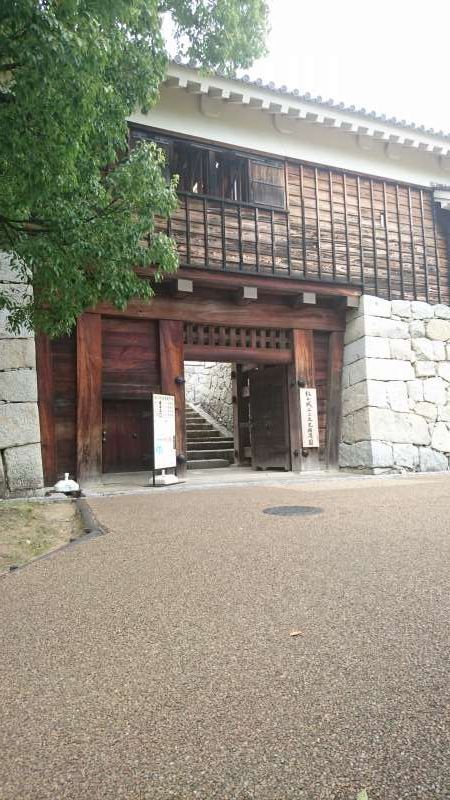 Ehime Private Tour - The entrance of the second keep, where the administrative office and the feudal lord residence were located in the Edo period. It is now Ninomaru Historical Garden.