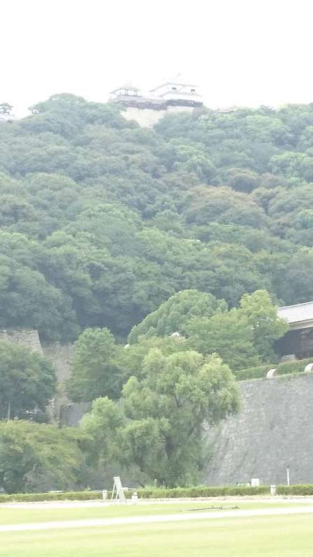 Ehime Private Tour - The castle tower seen from the third keep