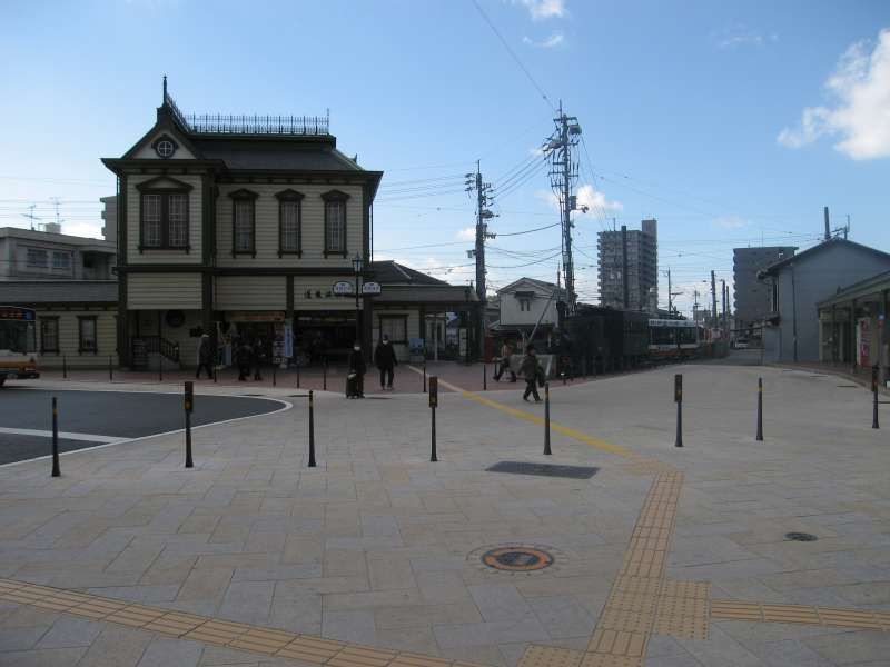 Ehime Private Tour - Dogo-eki Station. If your hotel is located in the Dogo area, we would most likely go to this station.